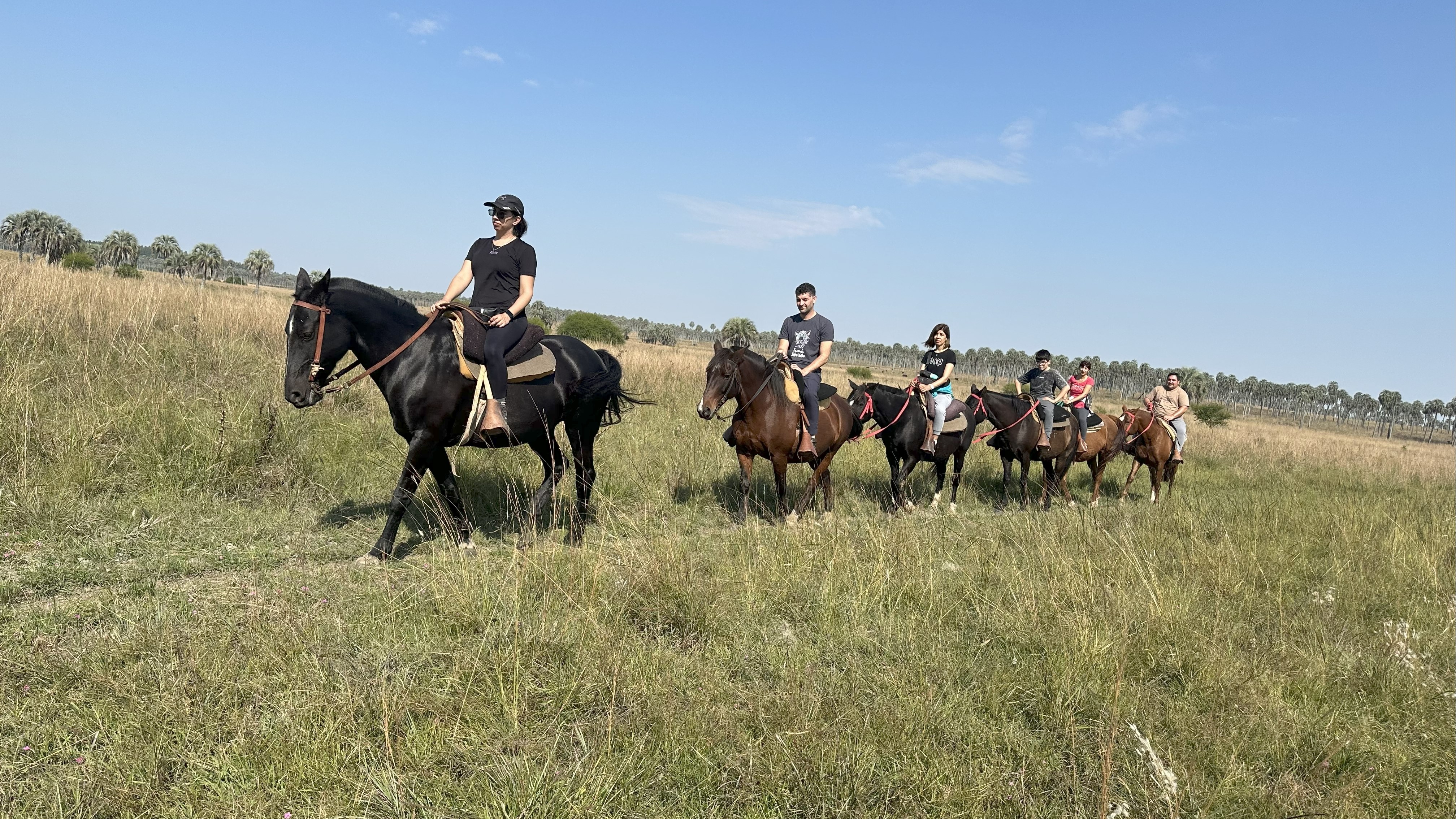 Canoas no arroio Los Loros