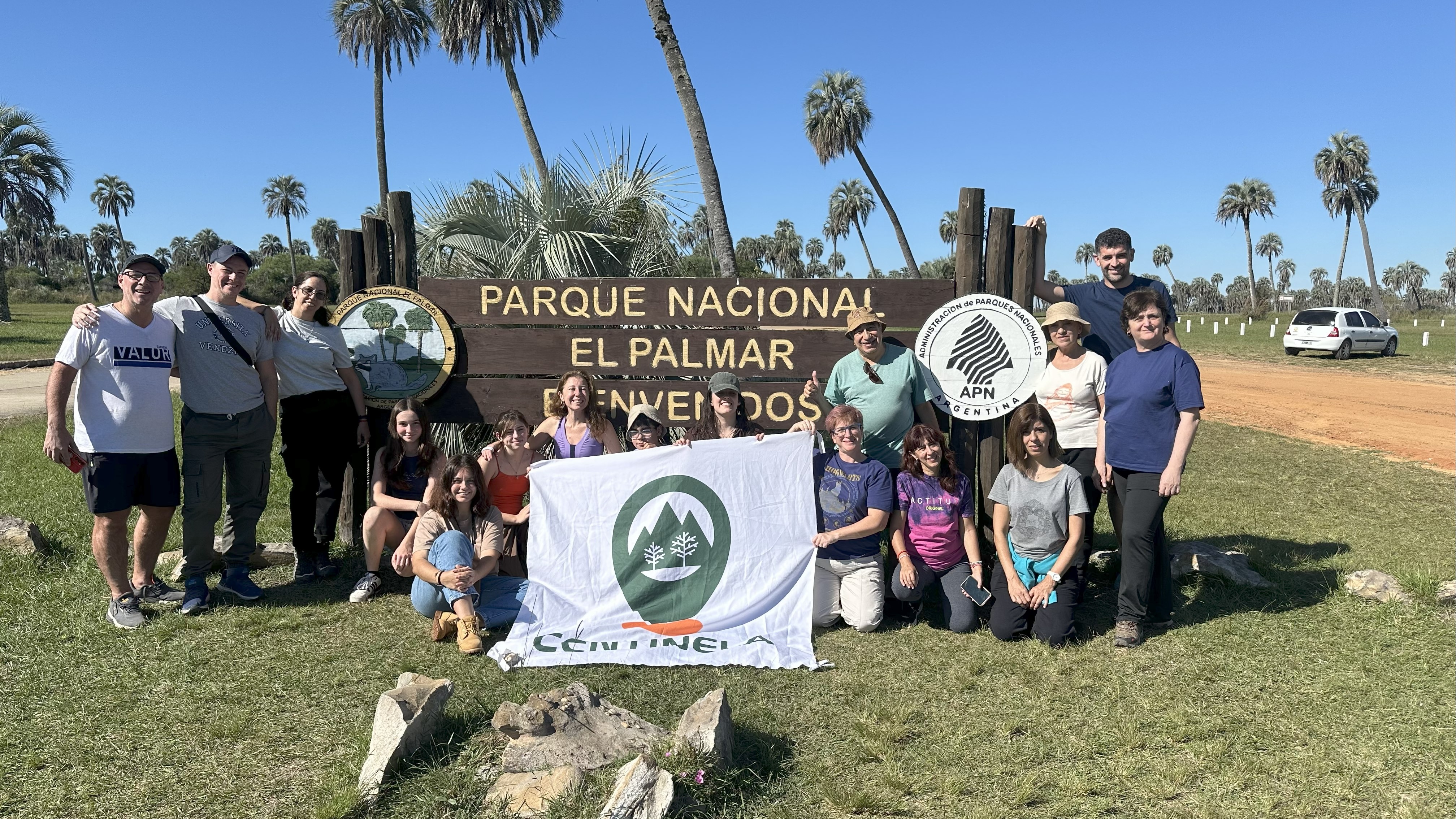 Grupo de viagem em El Palmar